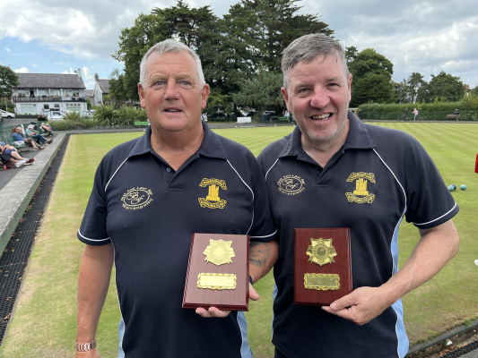 Pairs Runners-up - Brendan Mulvenna & Eamon McLoughlin (Warrenpoint)
