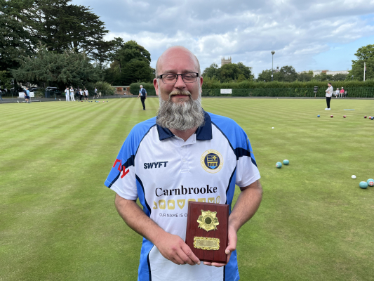 Singles Runner-up - Alan Malcomson (Dromore)