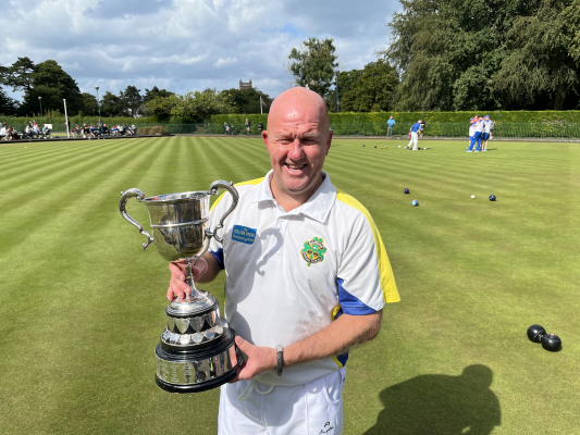 Singles Runner-up - Alan Stewart (Bangor)