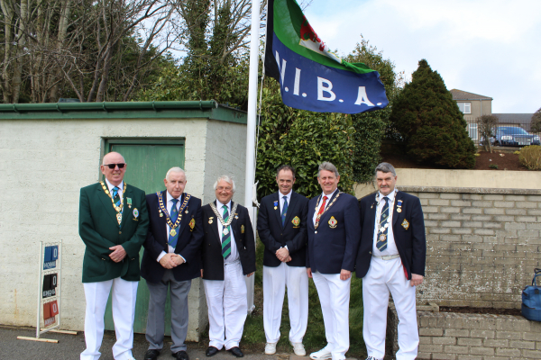 NIBA Flag Unfurling