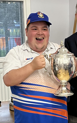 Daryl Perkins (Sydenham) winners of Senior Cup