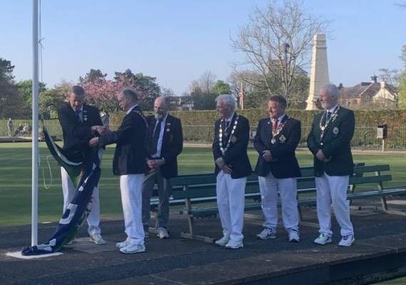 Presentation of Flag